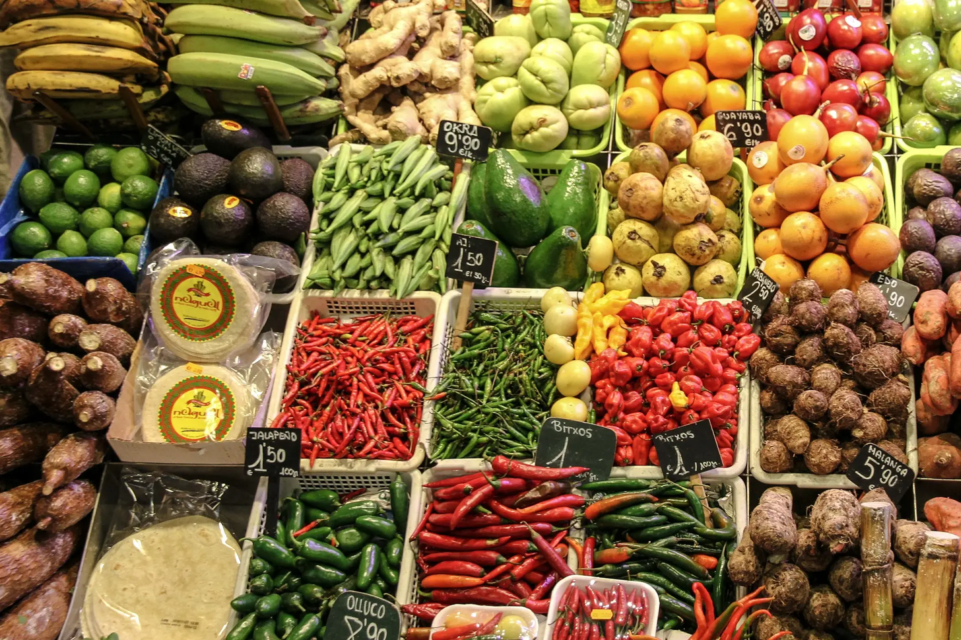 venta de frutas y verduras