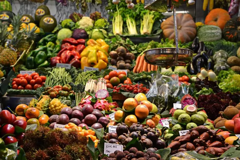 Grandes mercados europeos de frutas y verduras
