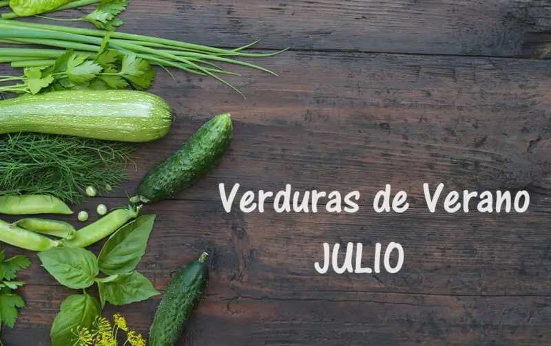 Frutas y verduras de verano: productos de temporada en julio